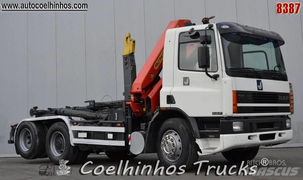 DAF 75CF 270 Lastbiler med containerramme / veksellad