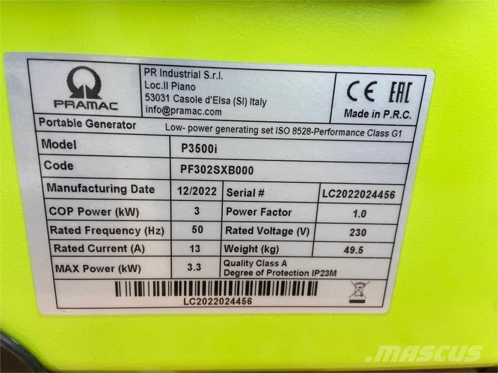 Pramac P3500i Andre generatorer