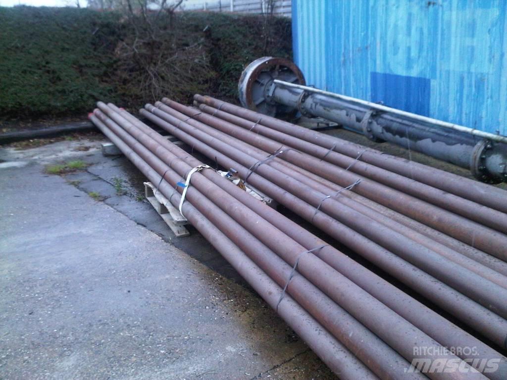  Drill pipes 32' X 4" Olie- og gasboringsudstyr