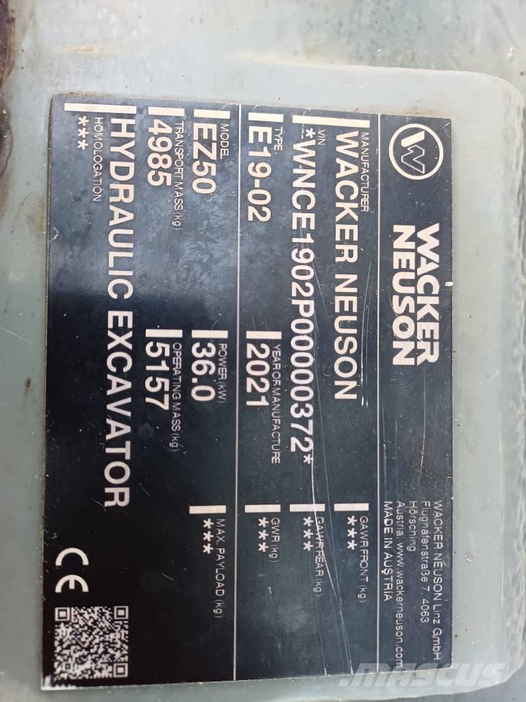 Wacker Neuson EZ 50 Minigravemaskiner