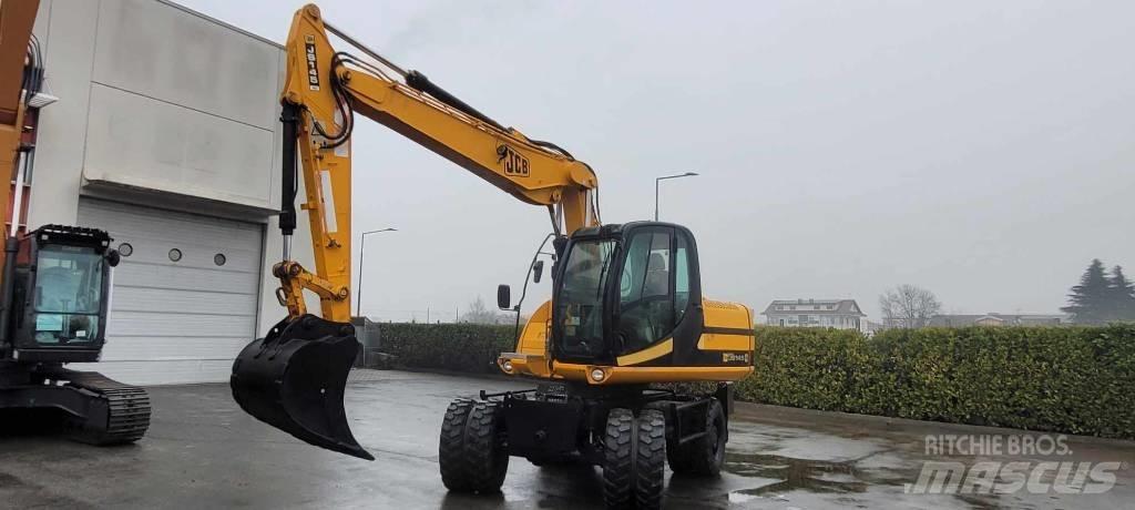 JCB JS 145 W Gravemaskiner på hjul