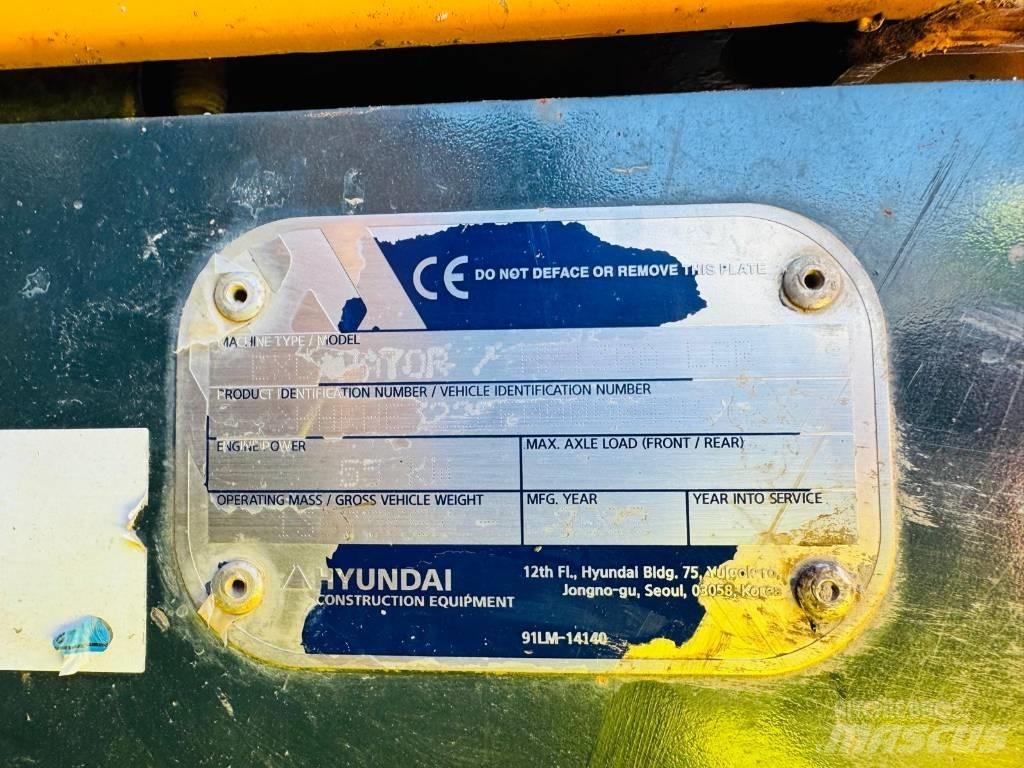 Hyundai HX130A LCR Gravemaskiner på larvebånd