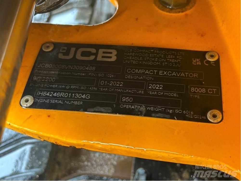 JCB MICRO 8008 Minigravemaskiner