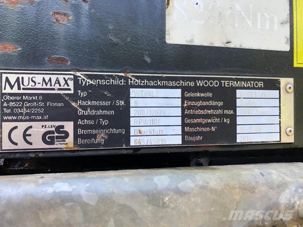 Mus-Max WT8XLZ Flishuggere / neddelere