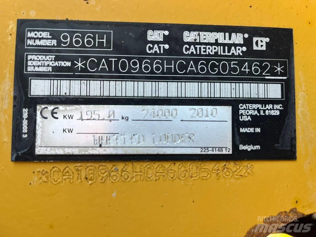CAT 966 H Læssemaskiner på hjul