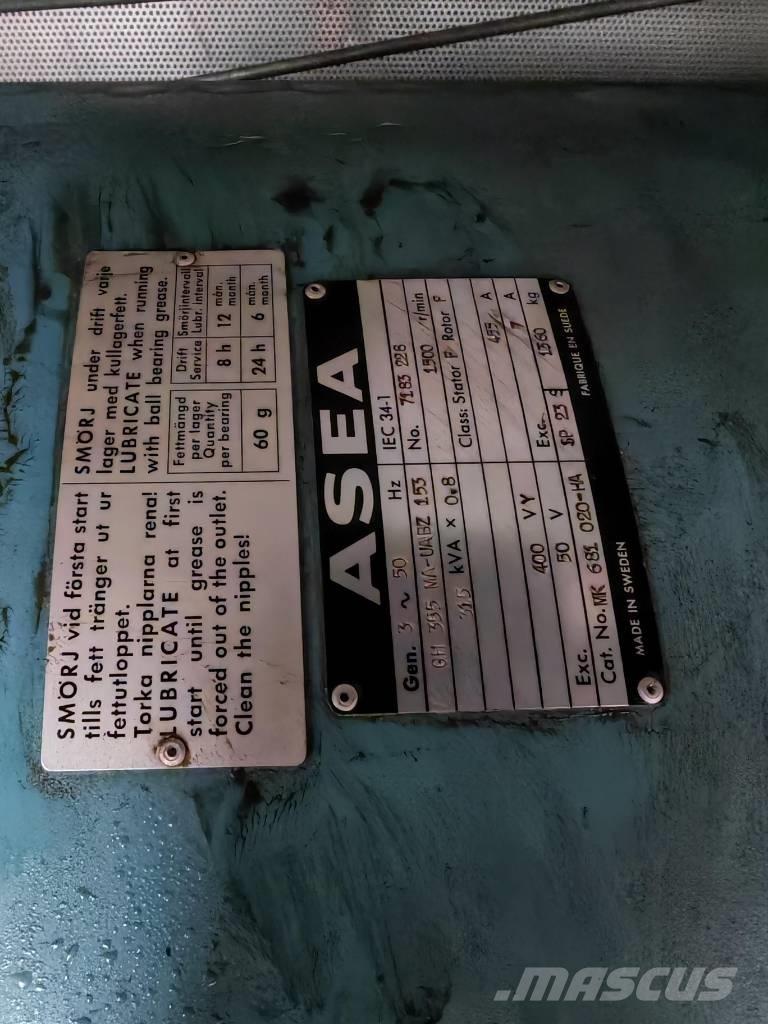 Asea 320kVA 295kW Dieselgeneratorer