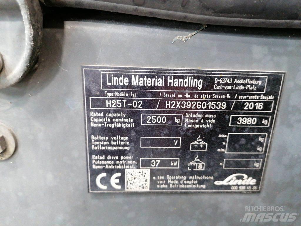 Linde H25T-02 LPG gaffeltrucks