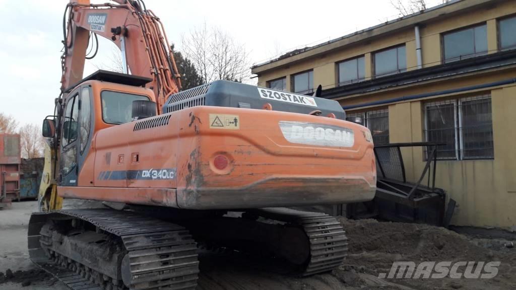 Doosan DX 340 LC Gravemaskiner på larvebånd