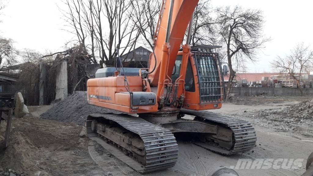Doosan DX 340 LC Gravemaskiner på larvebånd
