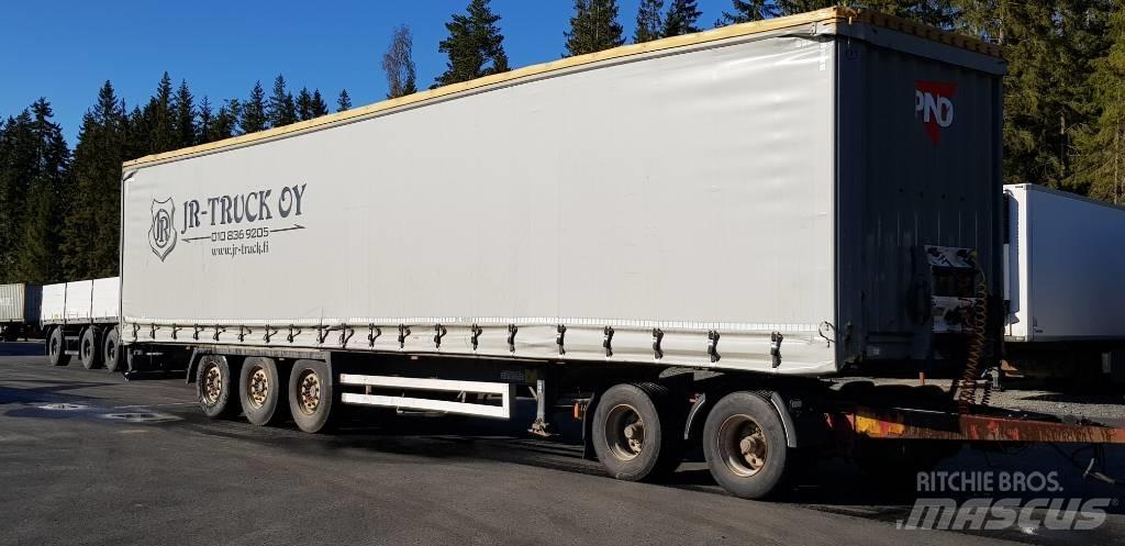 Krone SD24 Semi-trailer med Gardinsider