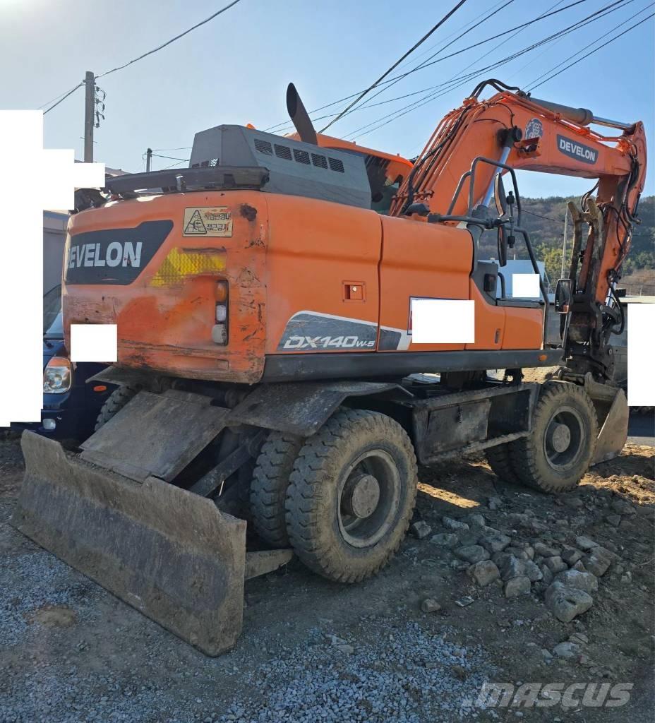 Doosan DX140W-5 Gravemaskiner på hjul