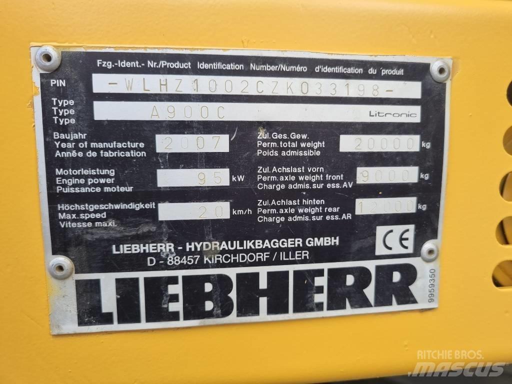Liebherr A 900 C Gravemaskiner på hjul