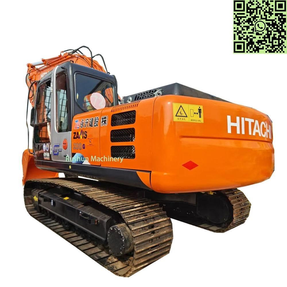 Hitachi ZX 200 Gravemaskiner på larvebånd