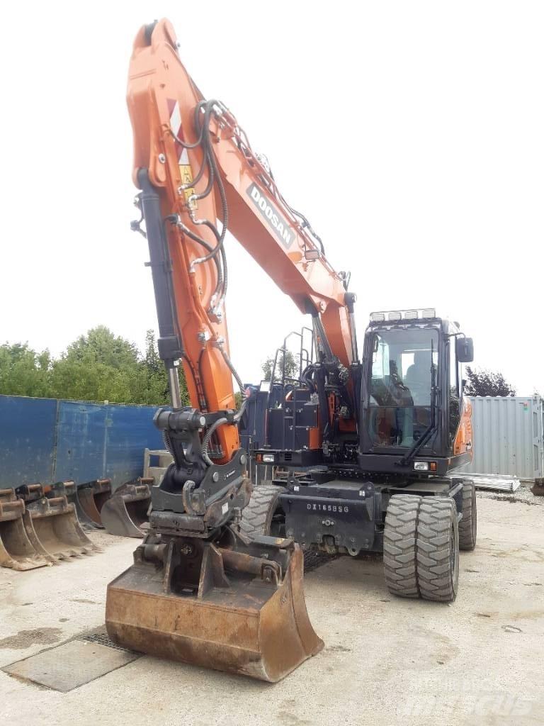 Doosan DX165 WR-7 Gravemaskiner på hjul