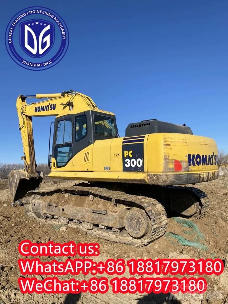 Komatsu PC 300-7 Gravemaskiner på larvebånd