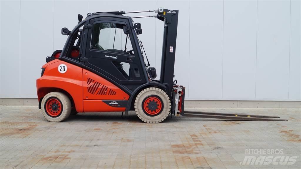 Linde H50T/600 LPG gaffeltrucks