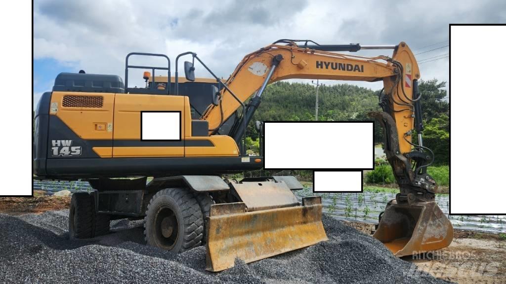 Hyundai HW 145 Gravemaskiner på hjul