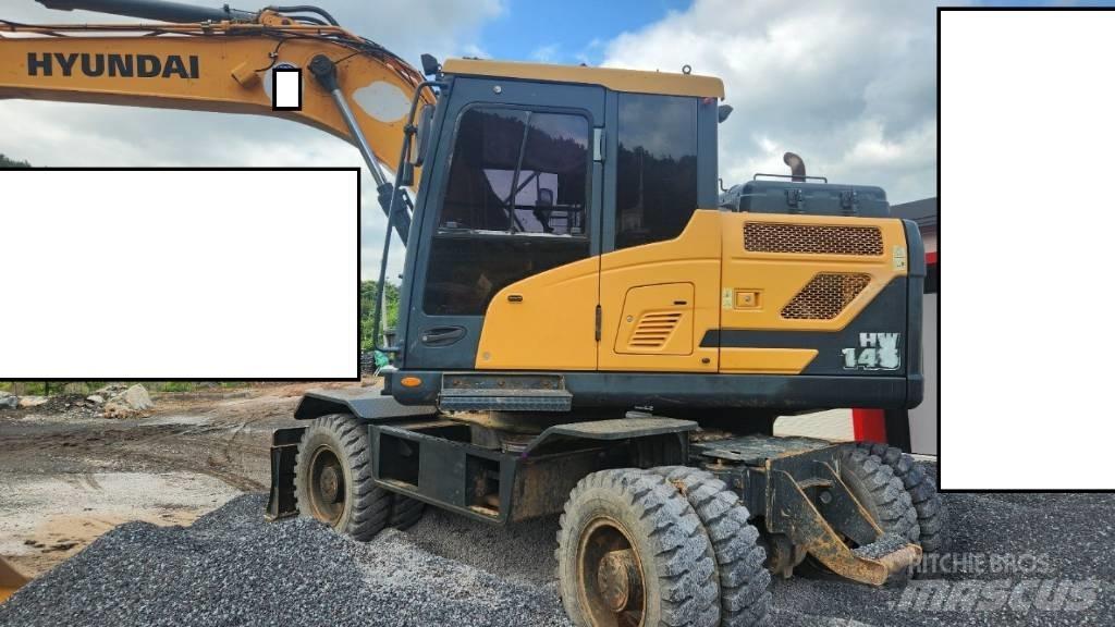 Hyundai HW 145 Gravemaskiner på hjul