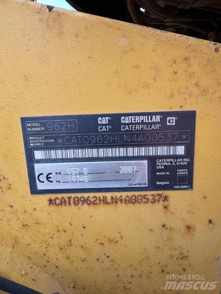 CAT 962 H Læssemaskiner på hjul