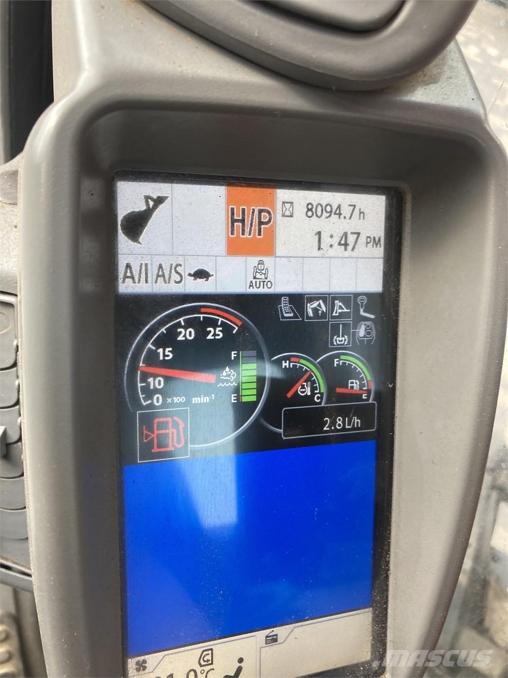 Hitachi ZX 145 W-6 Gravemaskiner på hjul