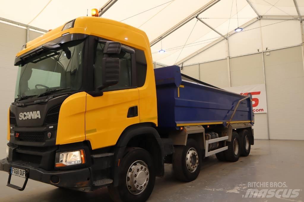 Scania P 410 Lastbiler med tip
