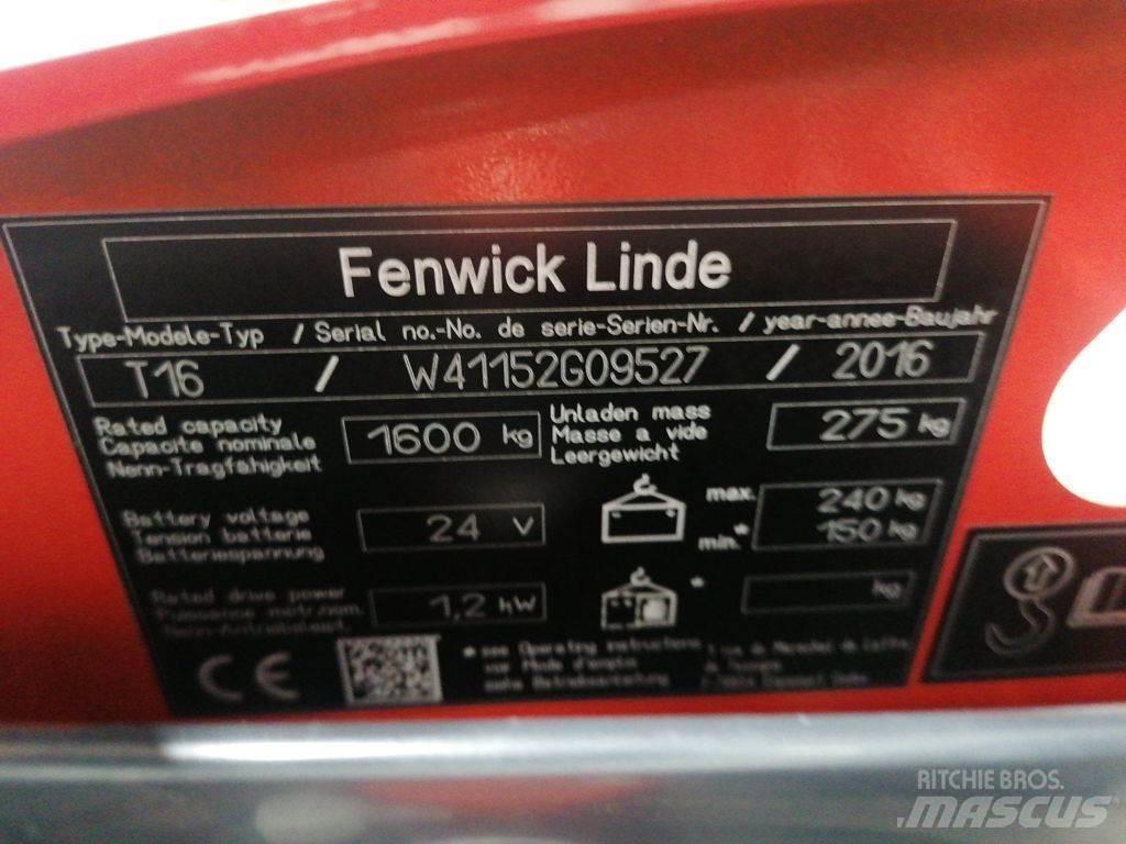 Linde T16 El-palleløftere