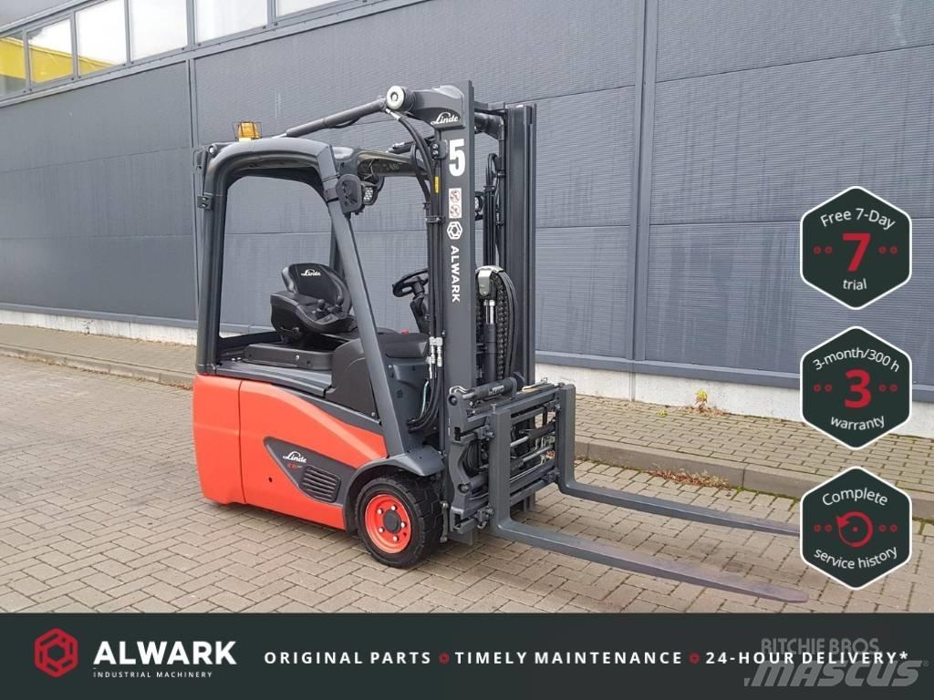Linde E16C El gaffeltrucks