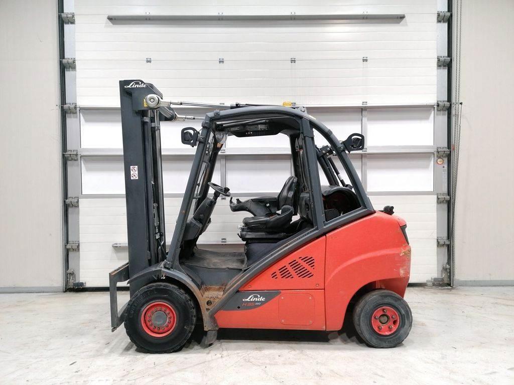 Linde H35T-02 LPG gaffeltrucks