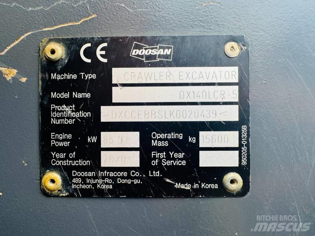 Doosan DX 140 LCR-5 Gravemaskiner på larvebånd