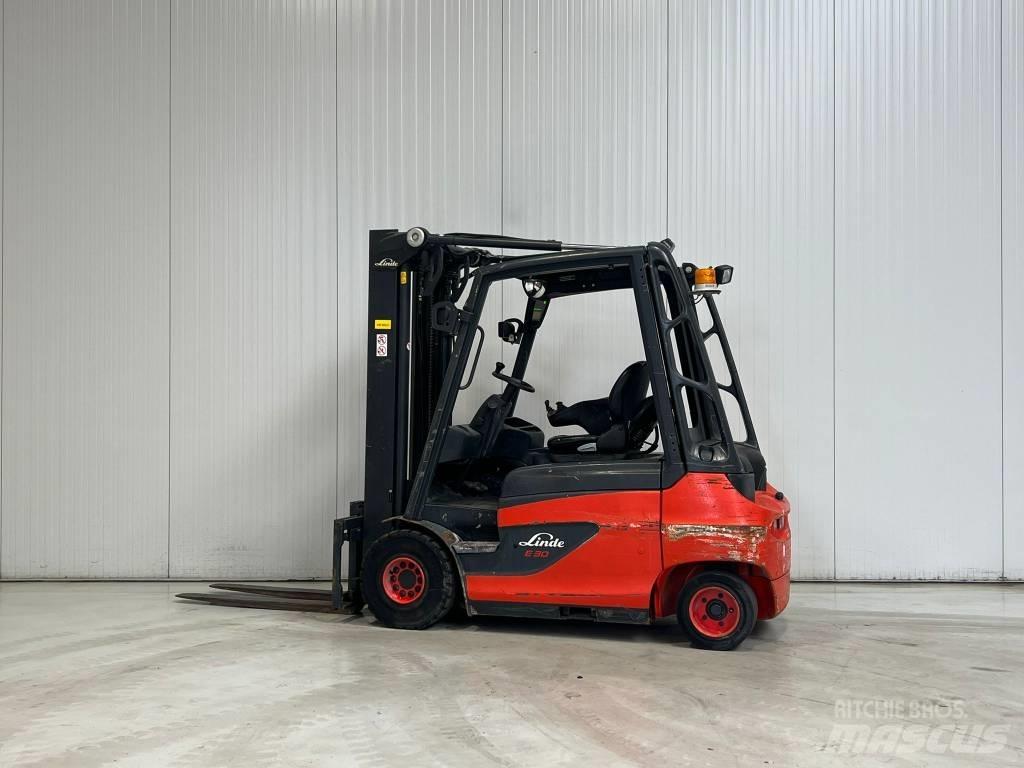 Linde E30-01 El gaffeltrucks