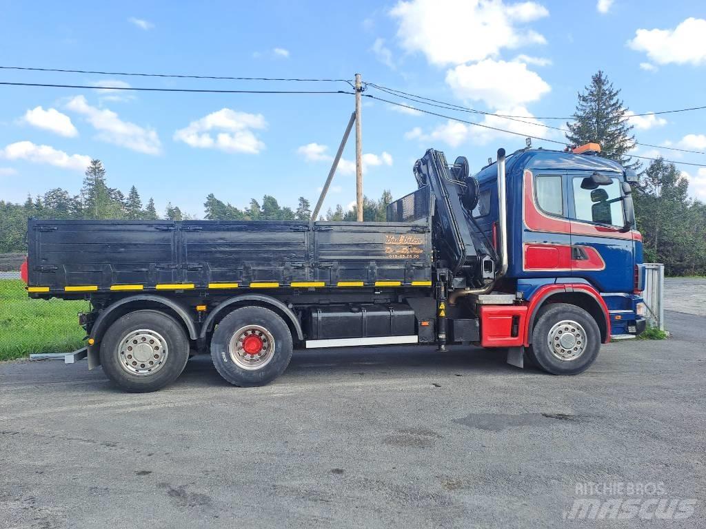 Scania R114 Lastbil med kran