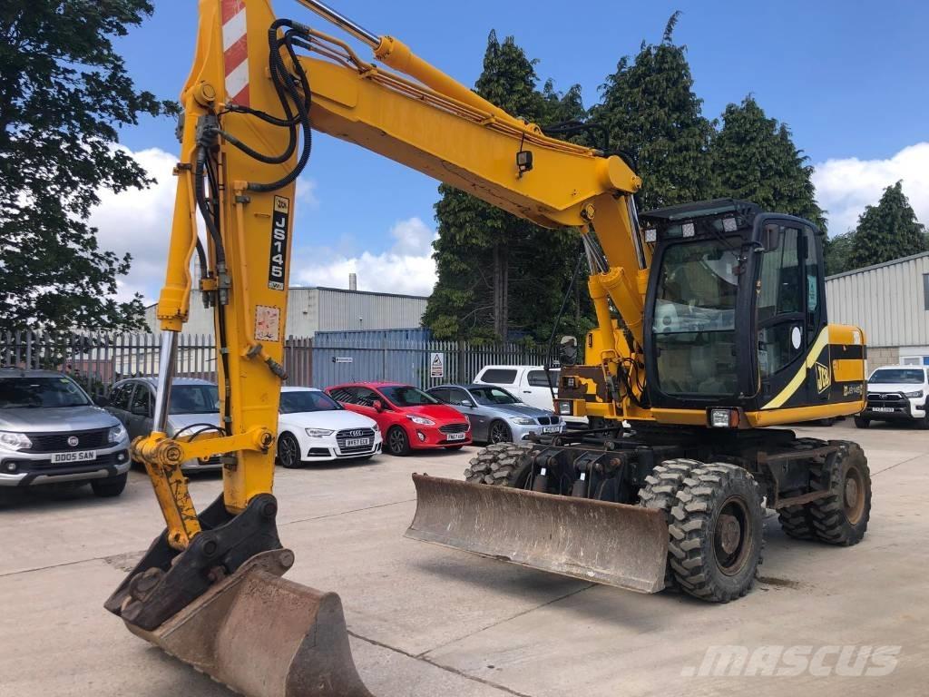 JCB JS145W Gravemaskiner på hjul