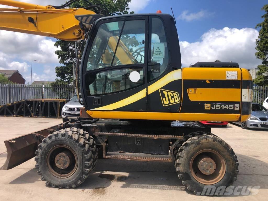 JCB JS145W Gravemaskiner på hjul