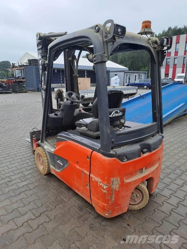 Linde E16 El gaffeltrucks