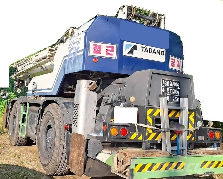 Tadano TR 250 M Kraner til hårdt terræn