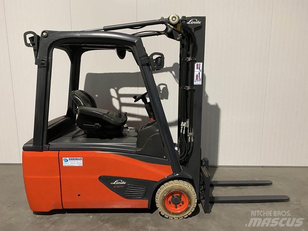 Linde E16L-386 El gaffeltrucks