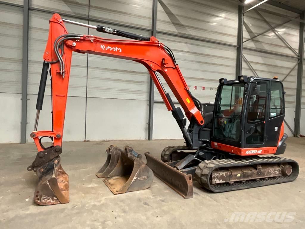 Kubota KX 080-4 A Midi-gravemaskiner 7t - 12t