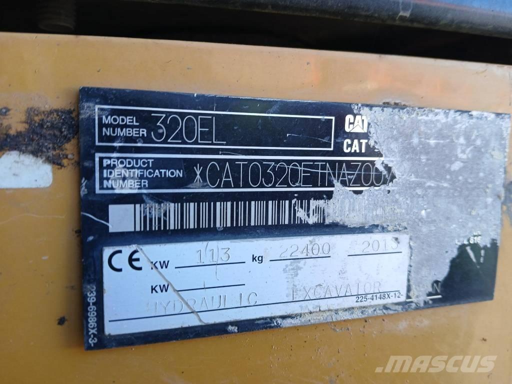 CAT 320EL Gravemaskiner på larvebånd
