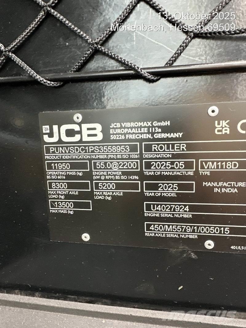 JCB VM118D Tromler