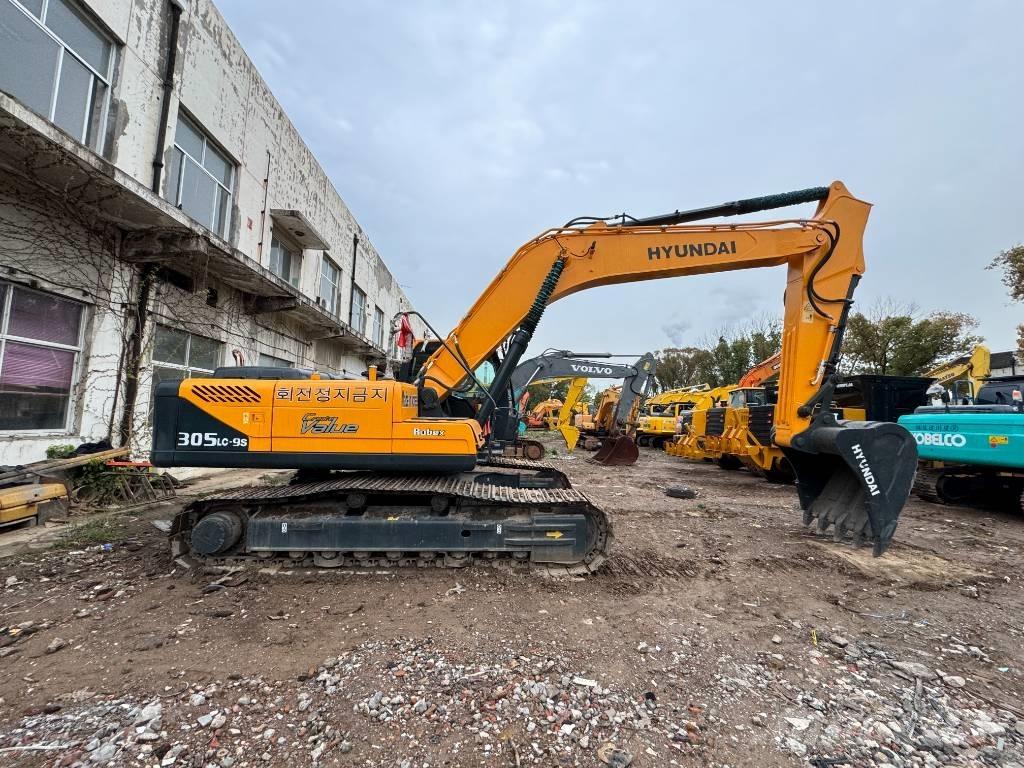 Hyundai 305lc Gravemaskiner på larvebånd