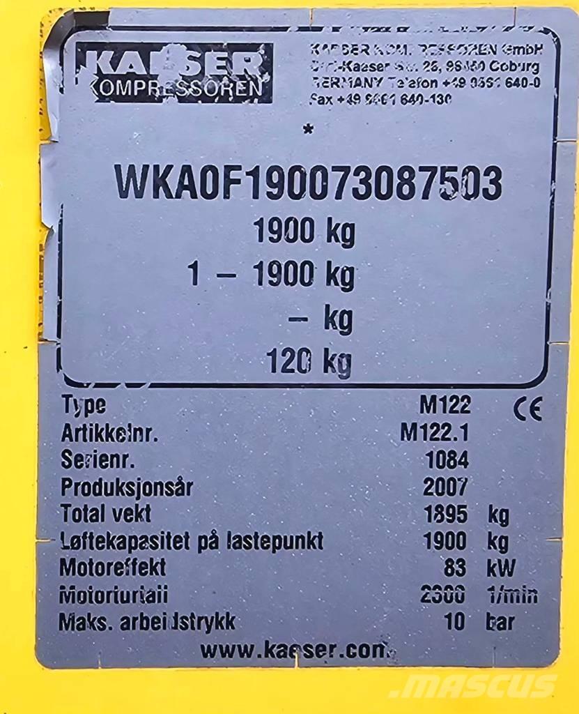 Kaeser M 122 Kompressorer