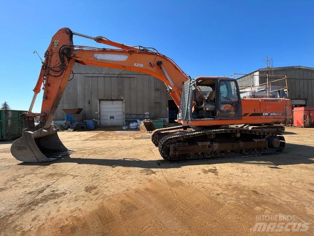 Doosan DX 380 LC Gravemaskiner på larvebånd