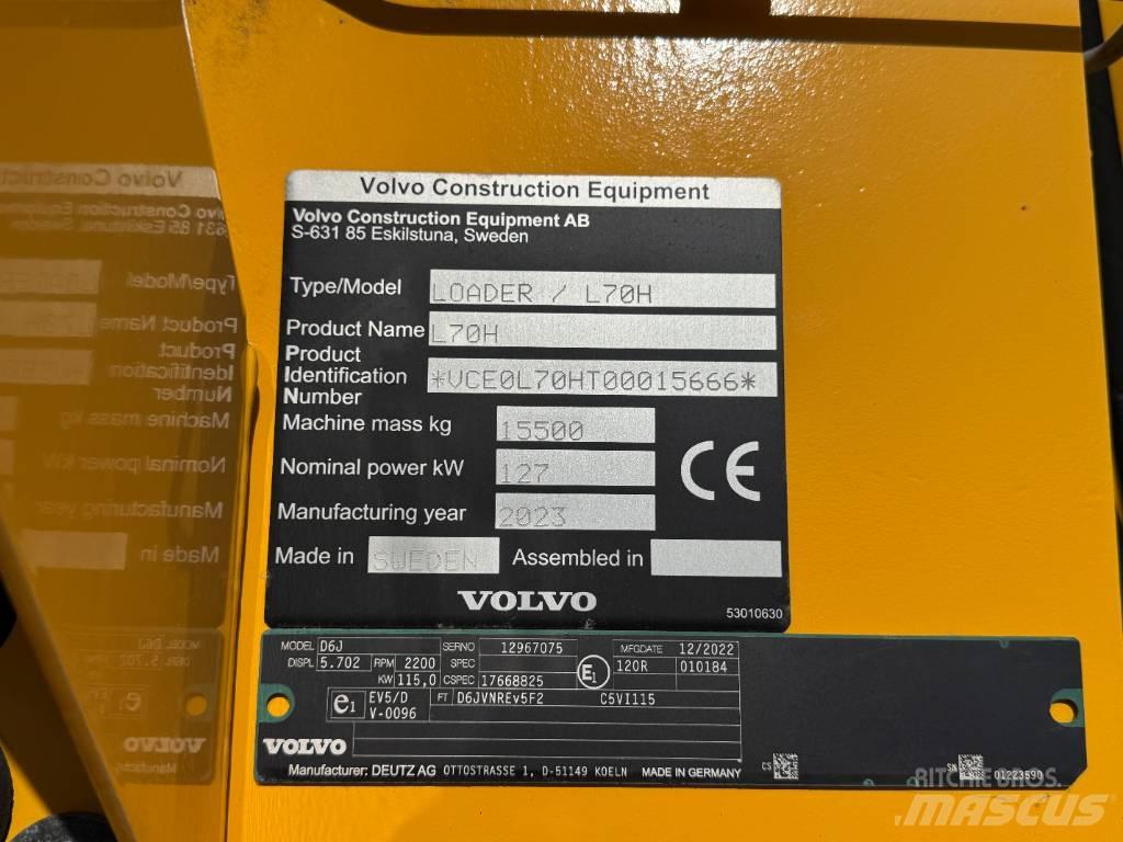 Volvo L 70 H Læssemaskiner på hjul