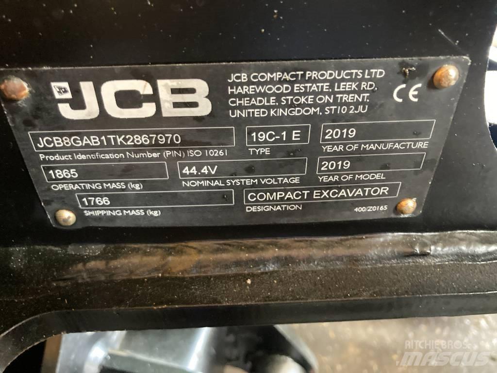 JCB 19 C-IETEC Minigravemaskiner