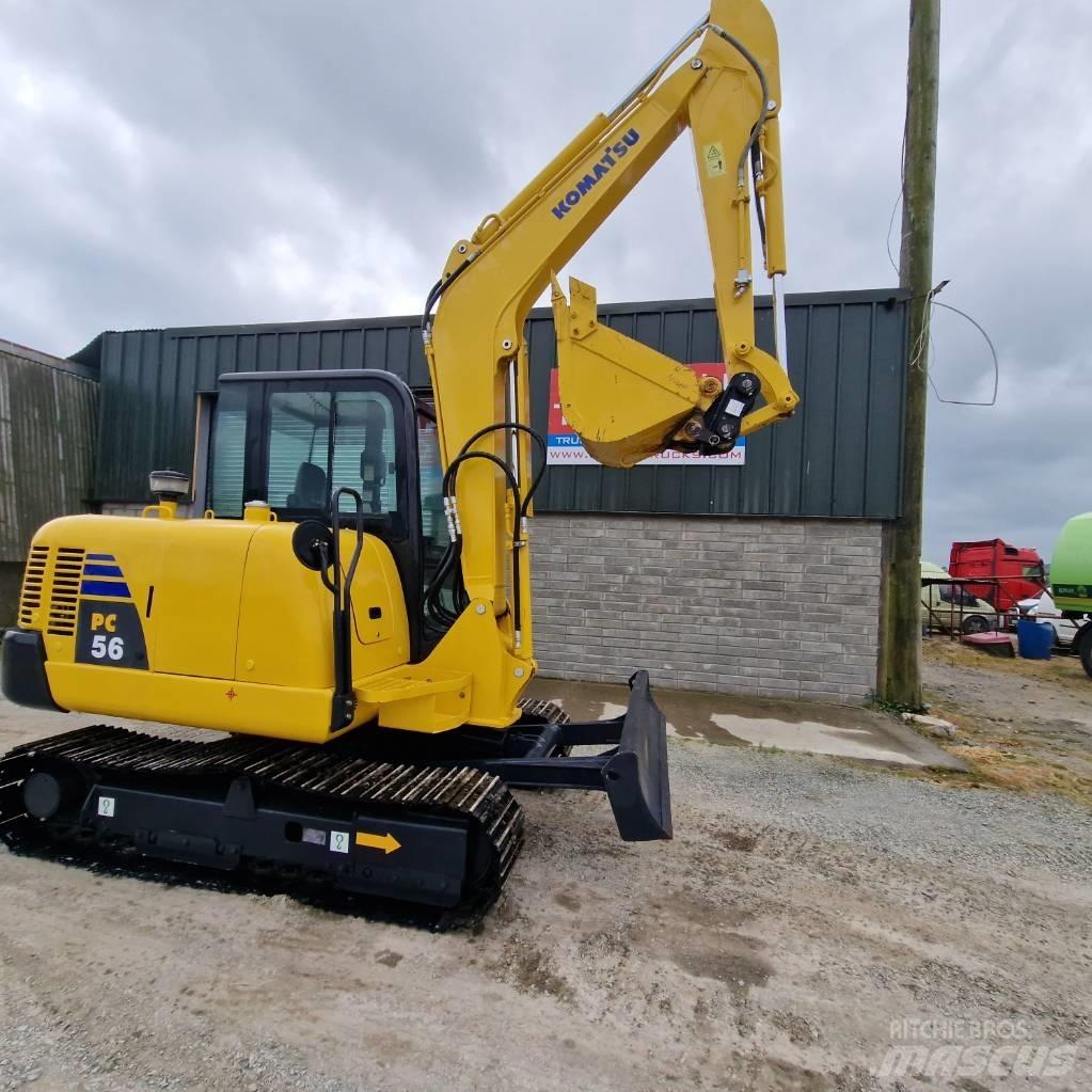 Komatsu PC56-7 Minigravemaskiner
