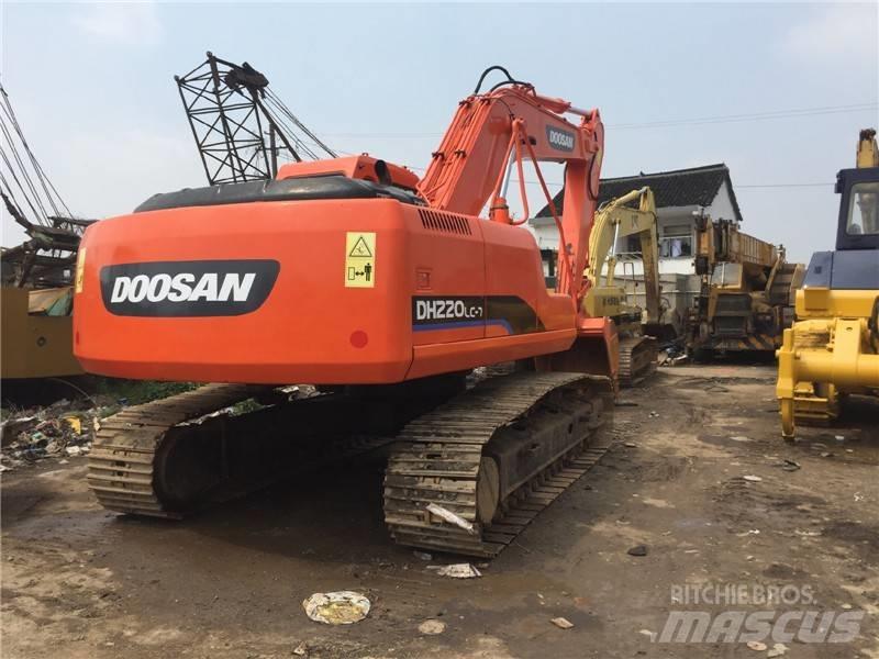 Doosan dh220lc-7 Gravemaskiner på larvebånd