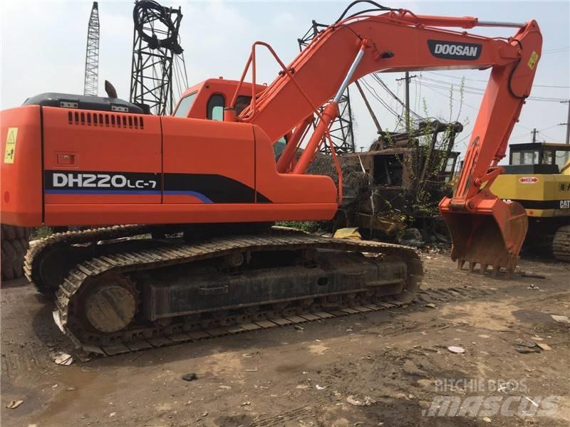 Doosan dh220lc-7 Gravemaskiner på larvebånd