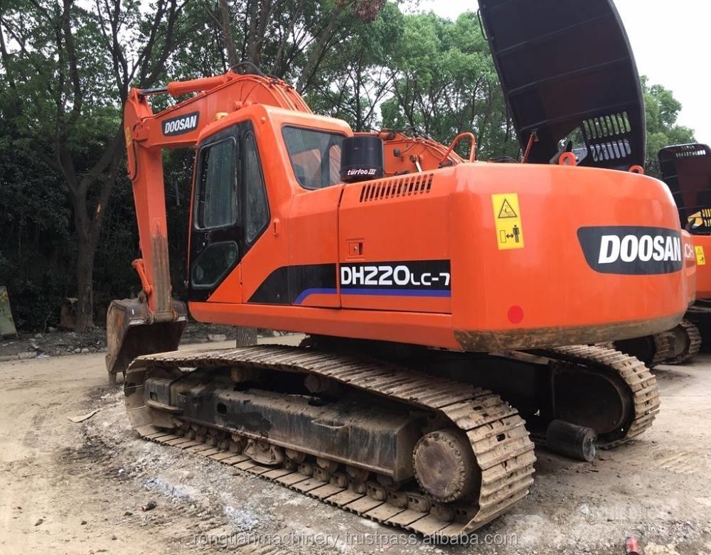 Doosan dh220lc-7 Gravemaskiner på larvebånd