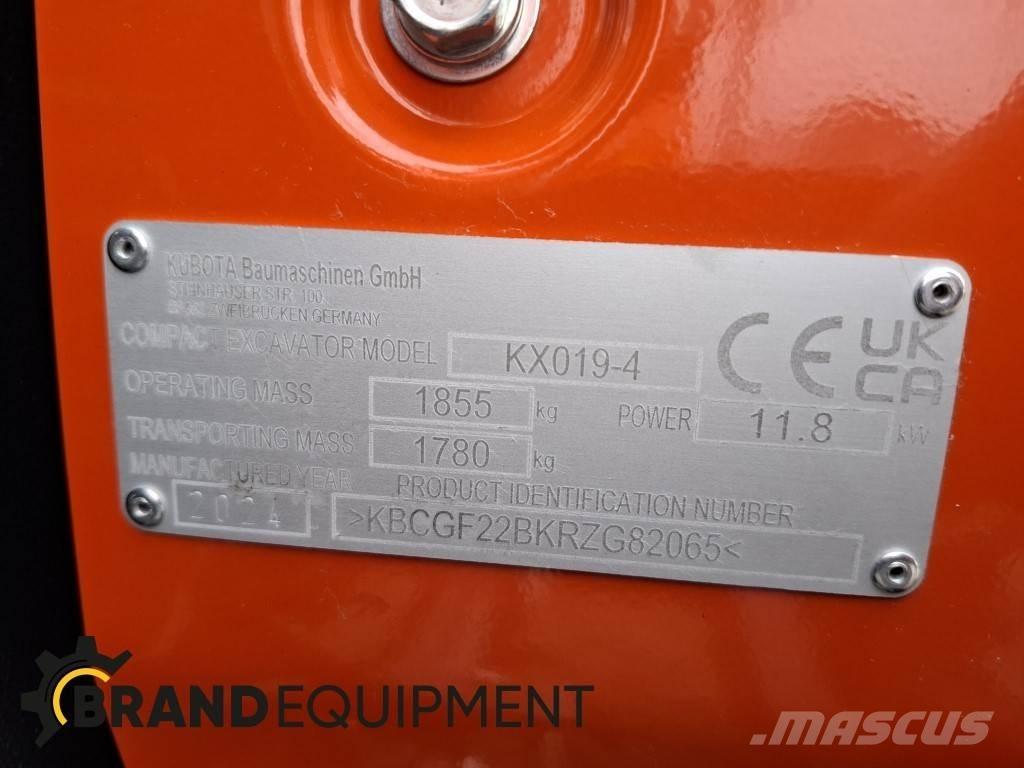 Kubota KX019-4 Minigravemaskiner