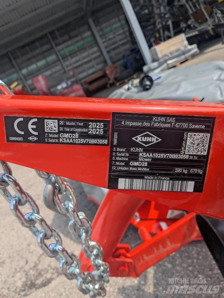 Kuhn GMD 28 Græsslåmaskiner